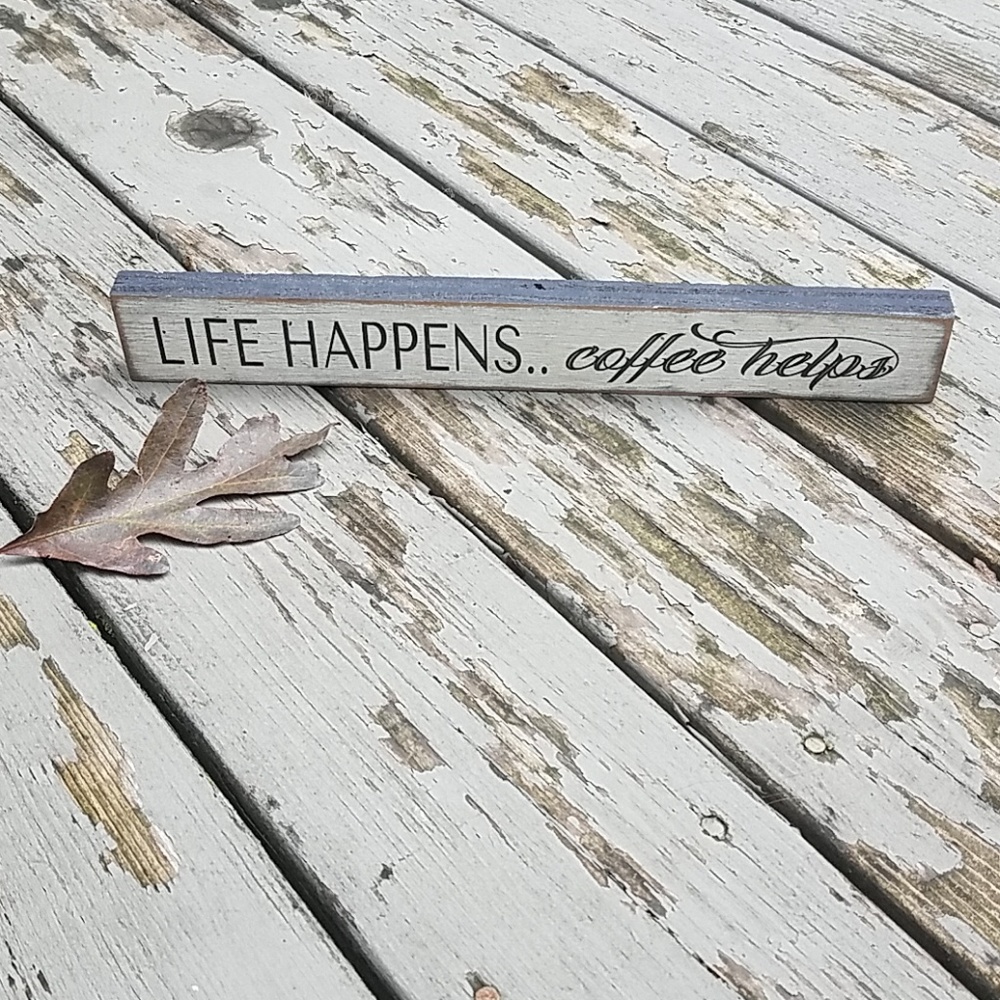 Small rustic sign